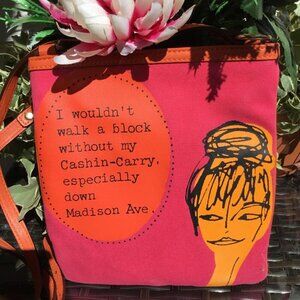 Vintage Coach Bonnie Cashin Collection Print Crossbody Bag Kiss Lock Pocket